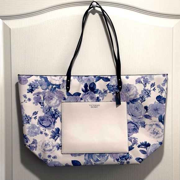 Victoria's Secret Handbags - Victoria Secret Tote Bag with Large Handle and external Pouch